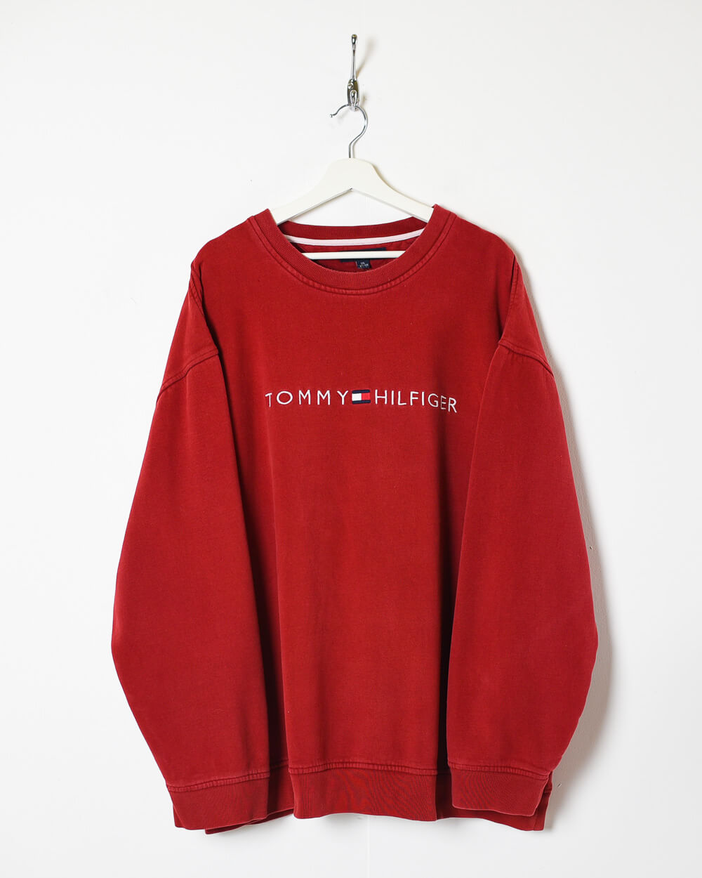 Red Tommy Hilfiger Sweatshirt - XX-Large
