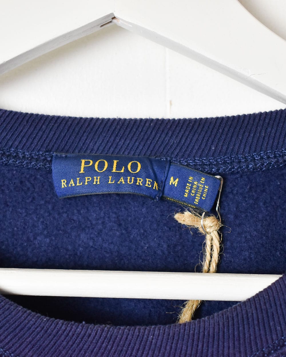 Navy Polo Ralph Lauren Sweatshirt - Small Women's