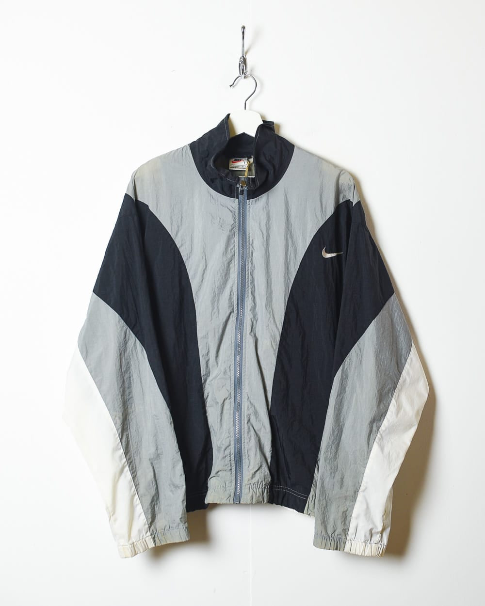 Grey Nike Windbreaker Jacket - Large
