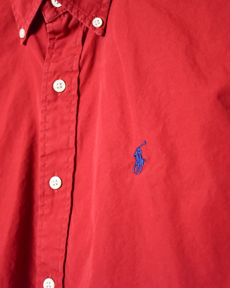 Red Polo Ralph Lauren Shirt - Large