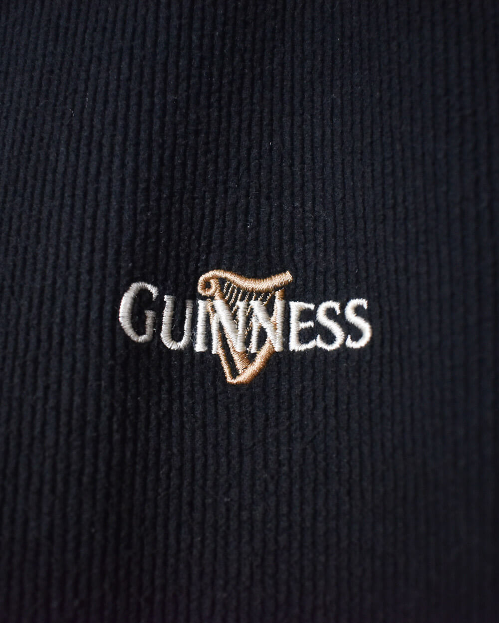 Black Guinness Zip-Through Sweatshirt - XX-Large