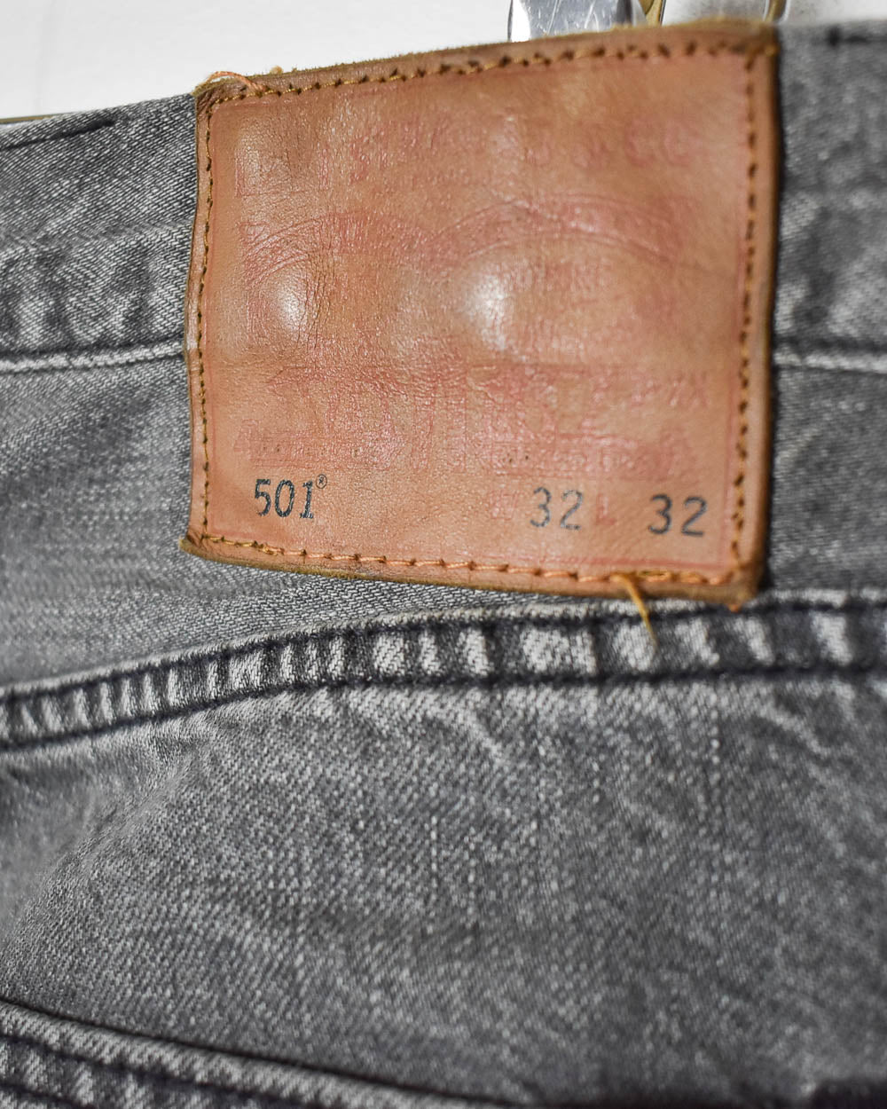 Grey Levi's 501 Jeans - W32 L30