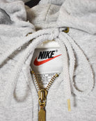 Stone Nike Zip-Through Hoodie - Medium