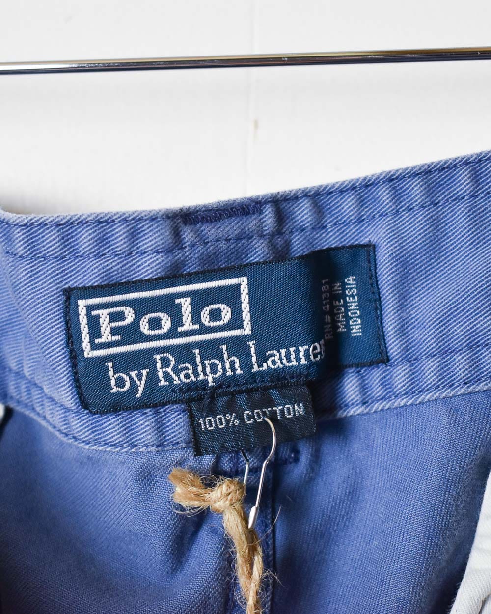 Navy Polo Ralph Lauren Cargo Shorts - W34
