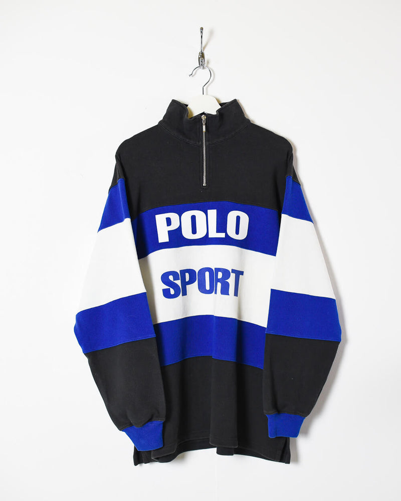 Polo Ralph Lauren Sport capsule fleece half zip sweatshirt in cruise navy
