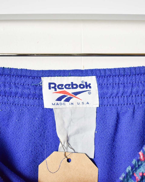 Vintage 90s Blue Reebok Short Shorts - Medium Polyester– Domno Vintage