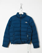 Blue The North Face Women's Puffer Jacket - X-Small 