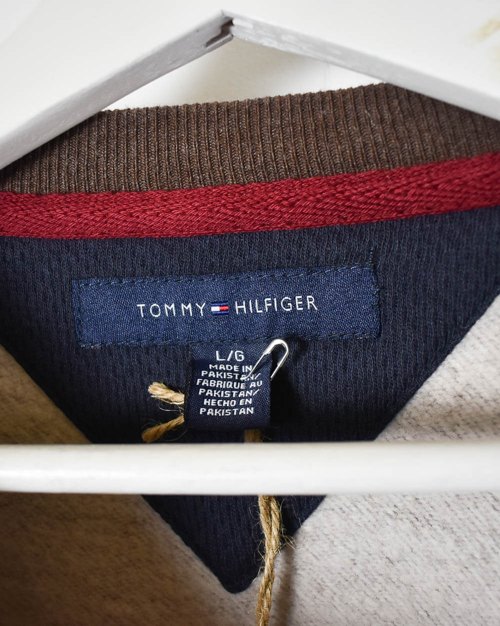 Brown Tommy Hilfiger Sweatshirt - Large