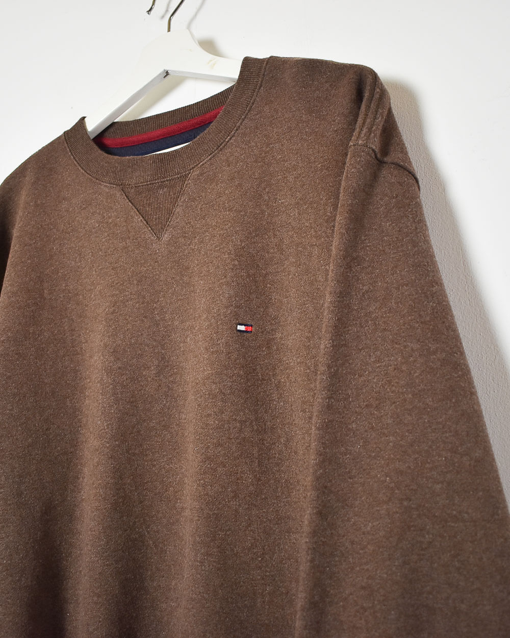 Brown Tommy Hilfiger Sweatshirt - Large