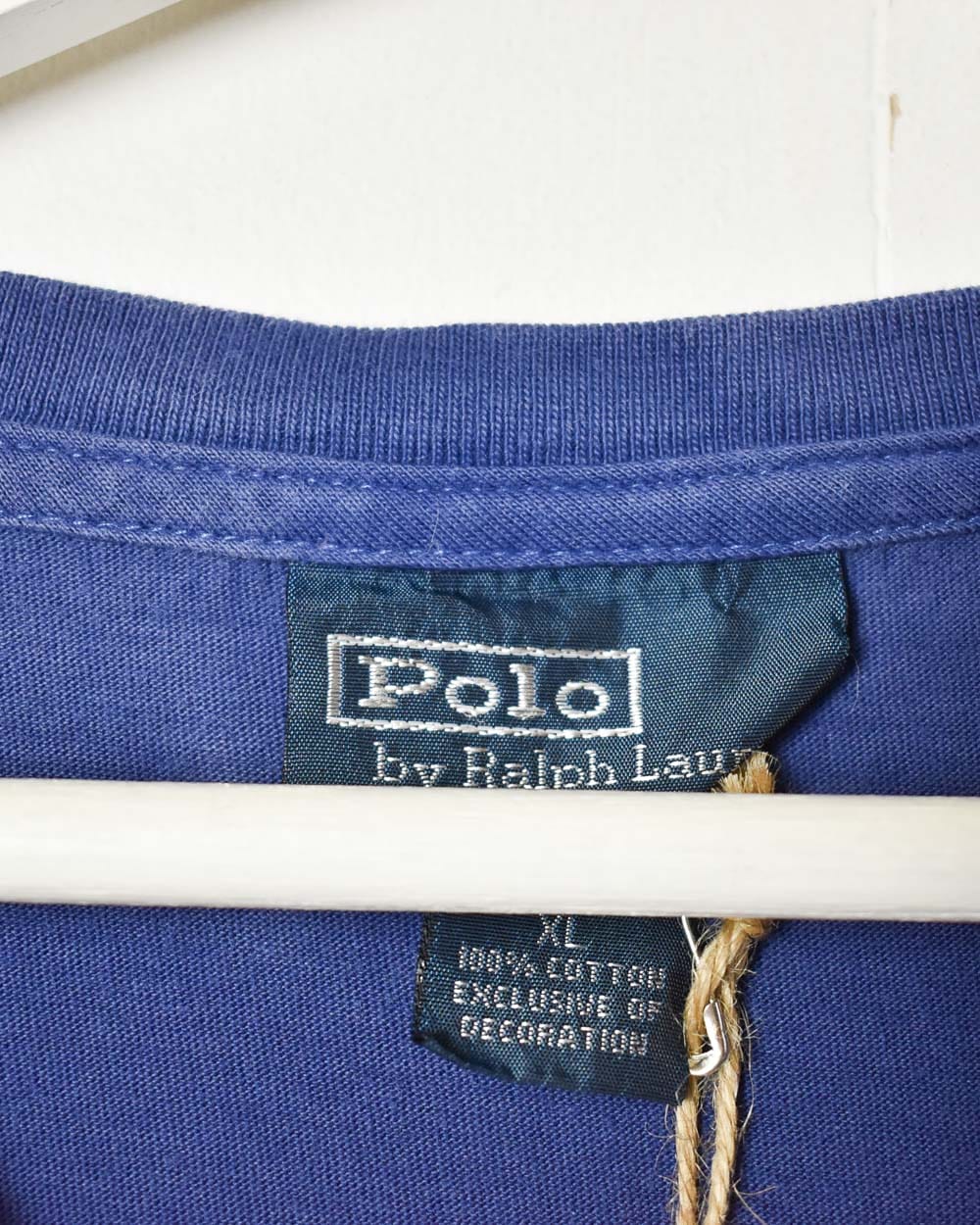 Navy Polo Ralph Lauren T-Shirt - X-Large