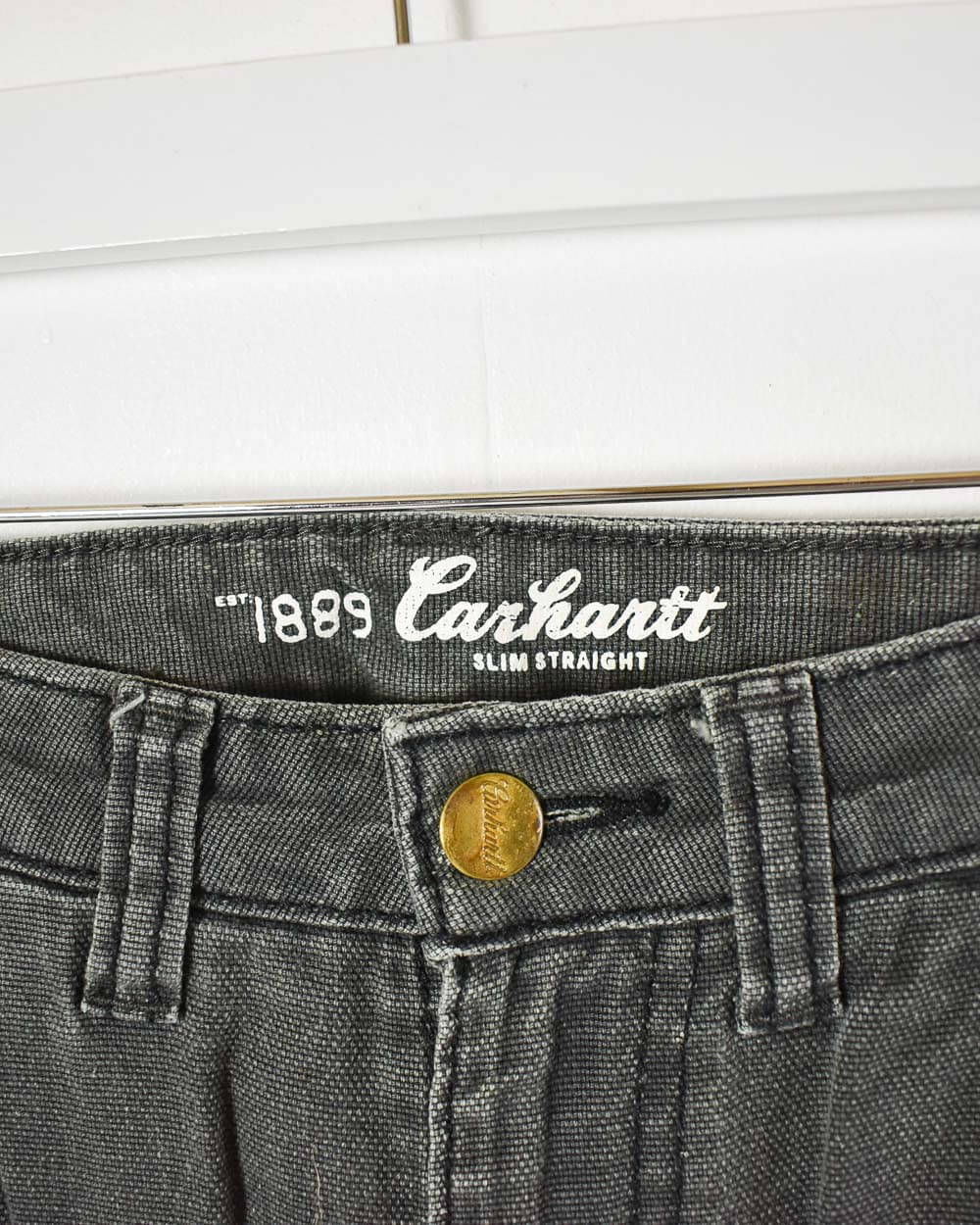 Grey Carhartt Heavyweight Double Knee Jeans - W30 L30