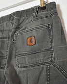 Grey Carhartt Heavyweight Double Knee Jeans - W30 L30