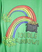 Green Double Rainbow Graphic T-Shirt - XXX-Large