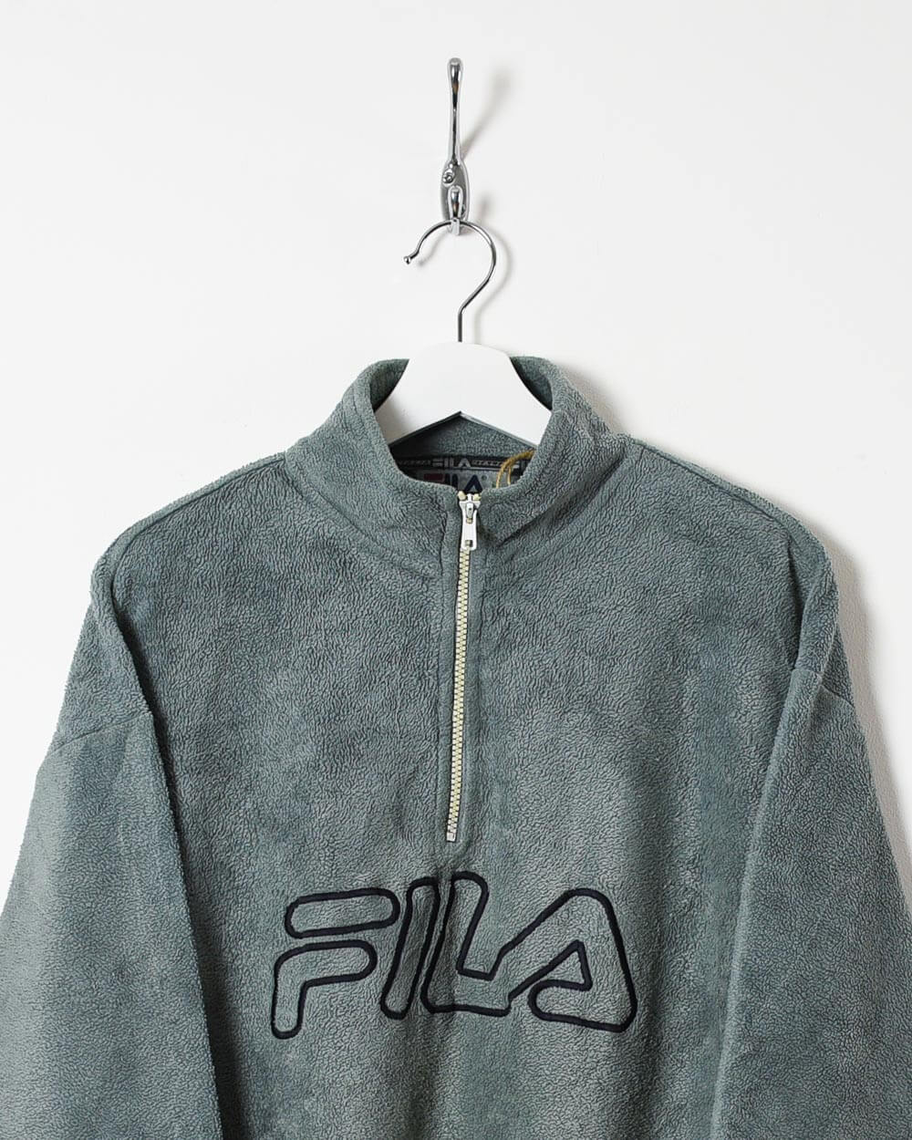 Grey Fila 1/4 Zip Fleece - Large