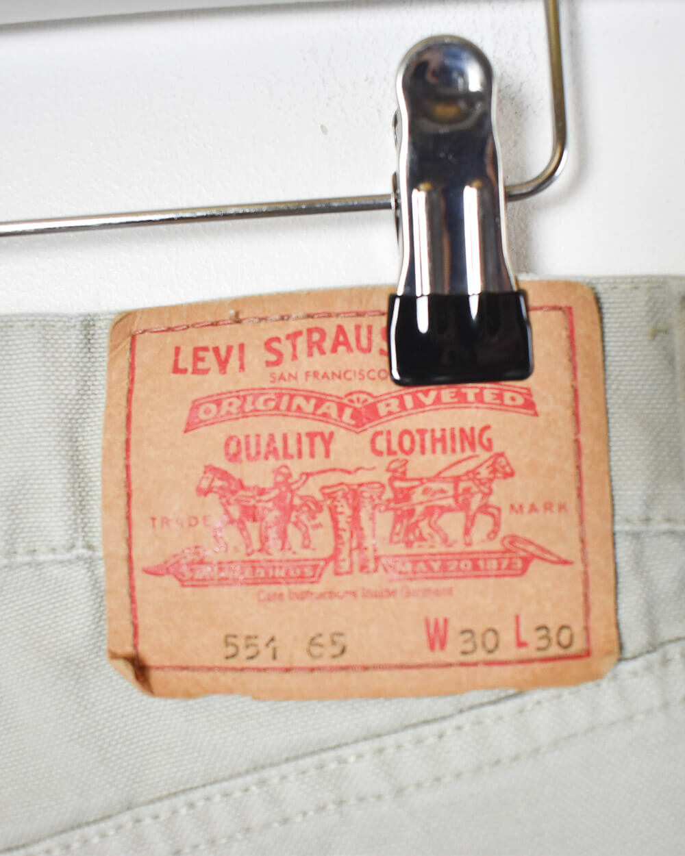 Stone Levi's 551 Jeans - W30 L30