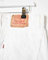 Vintage 00s White Levi's Jeans - W34 L32 Cotton– Domno Vintage
