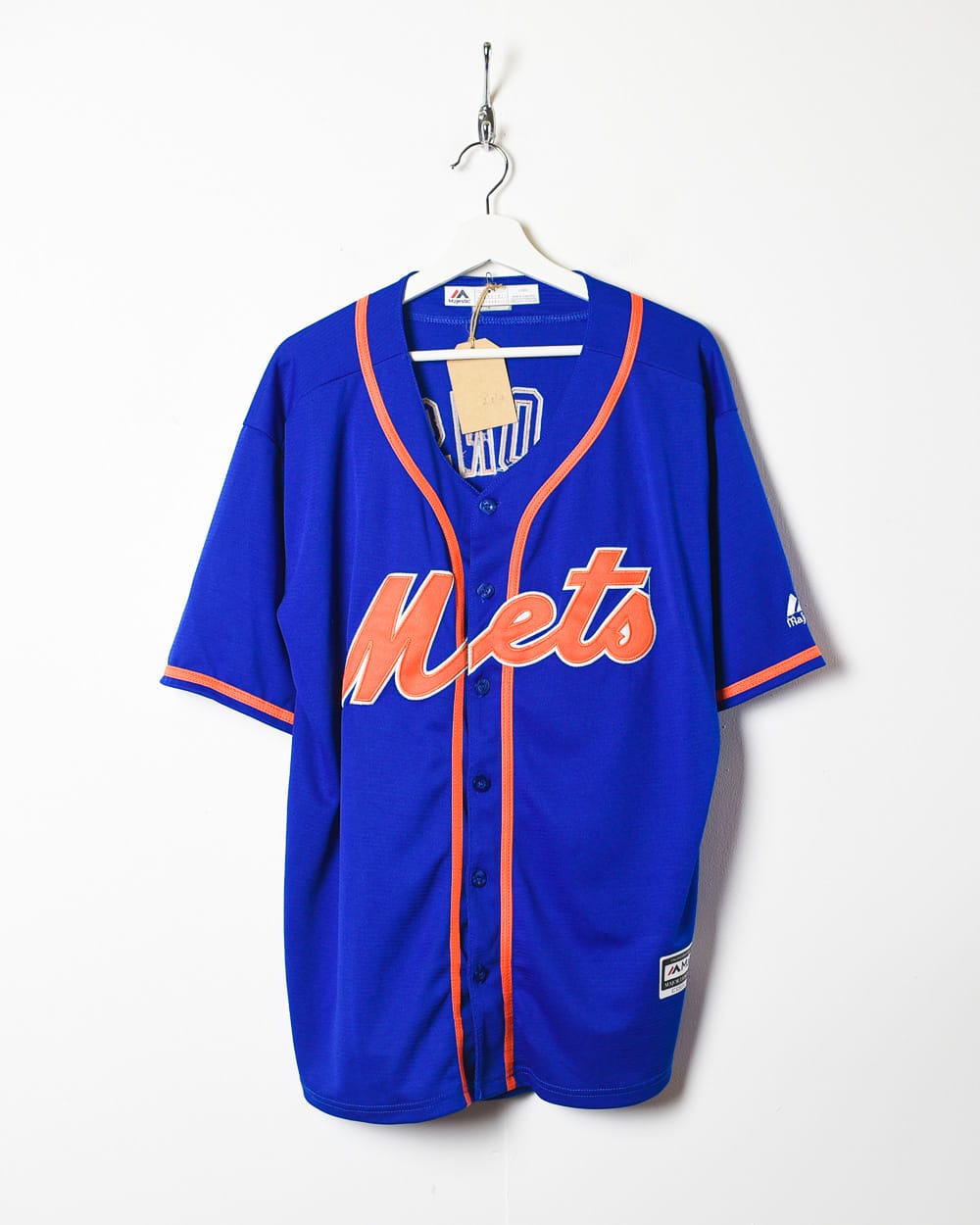 Vintage 00s Blue Majestic New York Mets Baseball Jersey - Large Polyester–  Domno Vintage