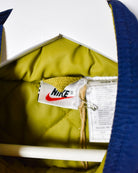 Navy Nike Quilted Padded Jacket - Small