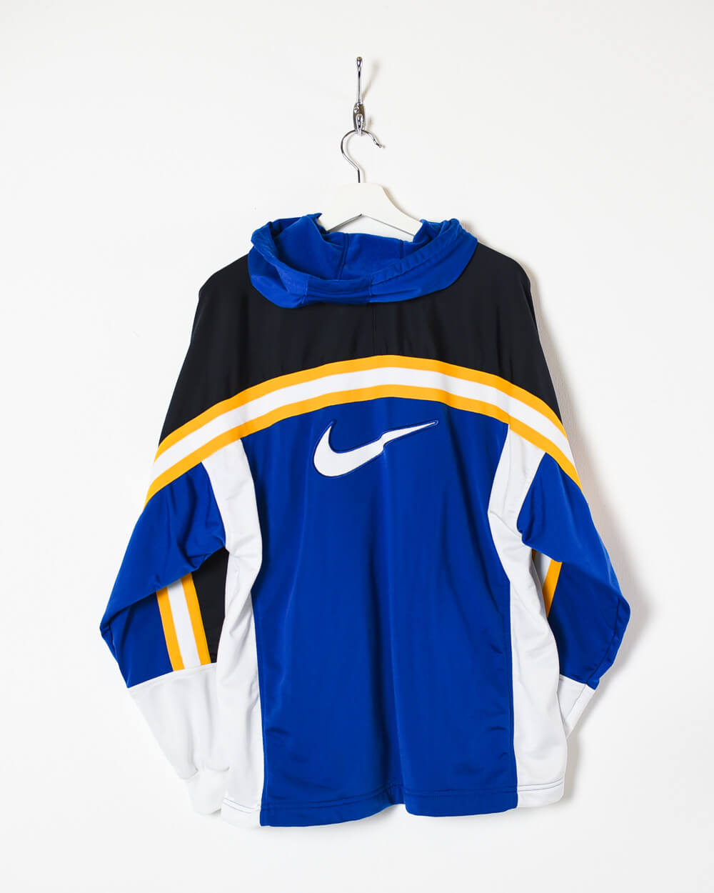 Blue Nike Hooded Tracksuit Top - Medium