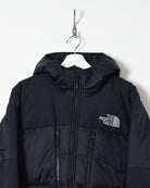 Black The North Face Hooded 550 Puffer Jacket - Large