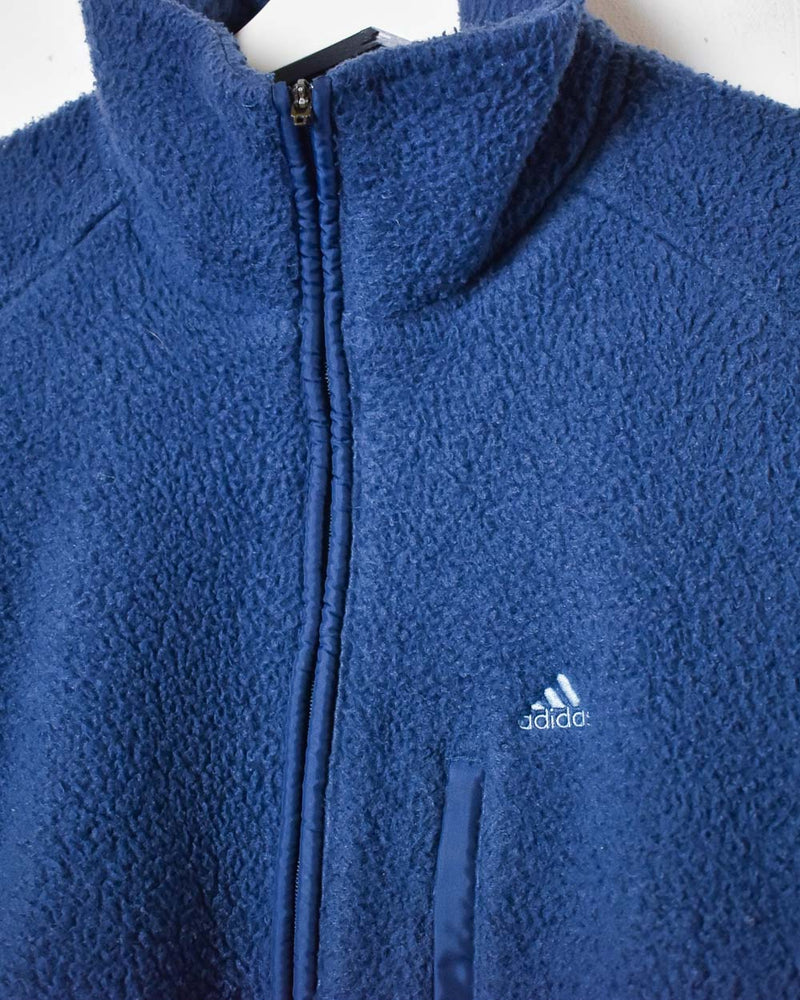 Navy Adidas 1/4 Zip Fleece - Small