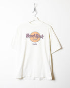 White Hard Rock Café Paris T-Shirt - Medium