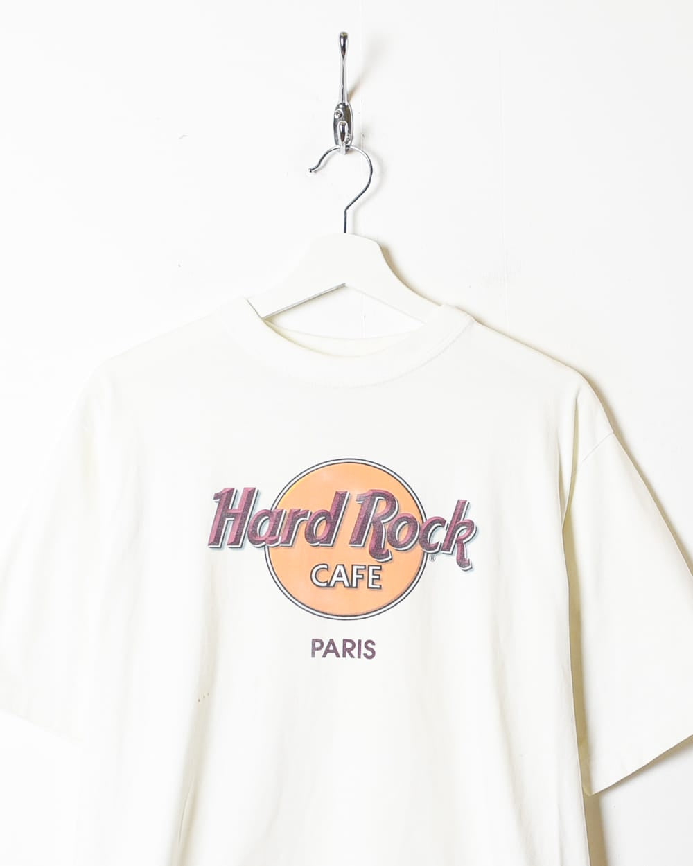 White Hard Rock Café Paris T-Shirt - Medium