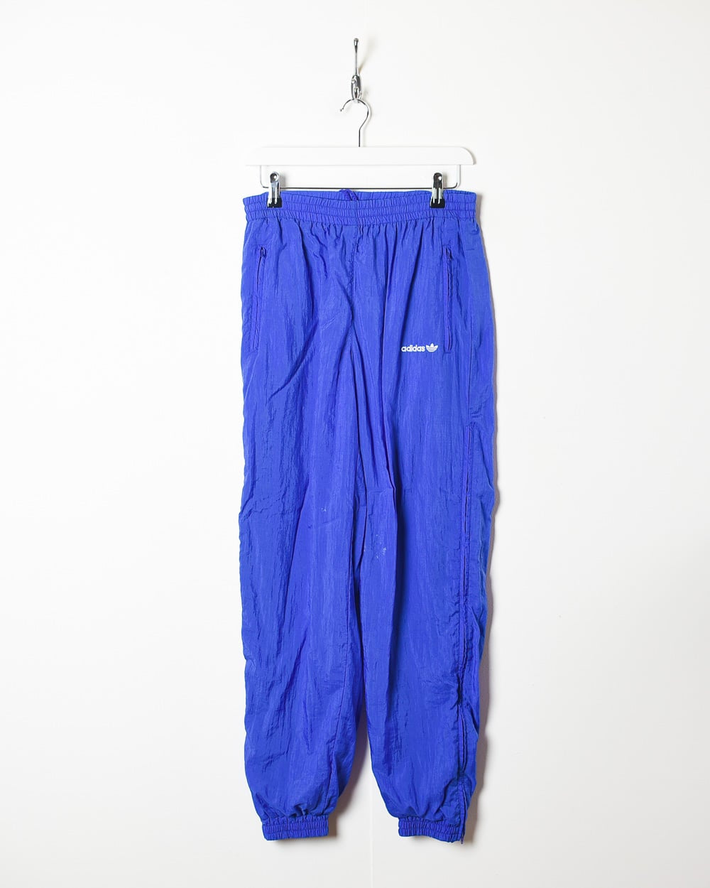 Blue Adidas Tracksuit Bottoms - Small