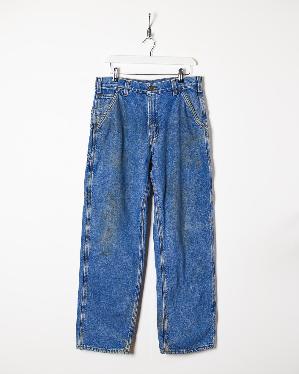 Blue Carhartt Fleece Lined Jeans - W33 L32