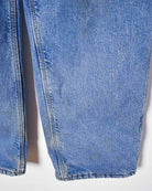 Blue Carhartt Fleece Lined Jeans - W33 L32