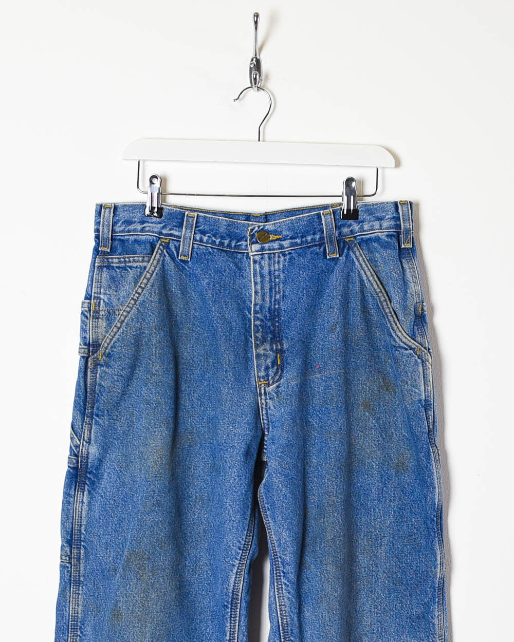 Blue Carhartt Fleece Lined Jeans - W33 L32