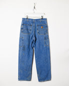 Blue Carhartt Fleece Lined Jeans - W33 L32