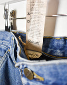 Blue Carhartt Fleece Lined Jeans - W33 L32