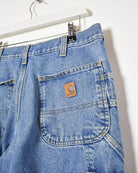 Blue Carhartt Fleece Lined Jeans - W33 L32
