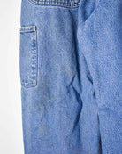 Blue Carhartt Fleece Lined Jeans - W33 L32