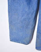 Blue Carhartt Fleece Lined Jeans - W33 L32
