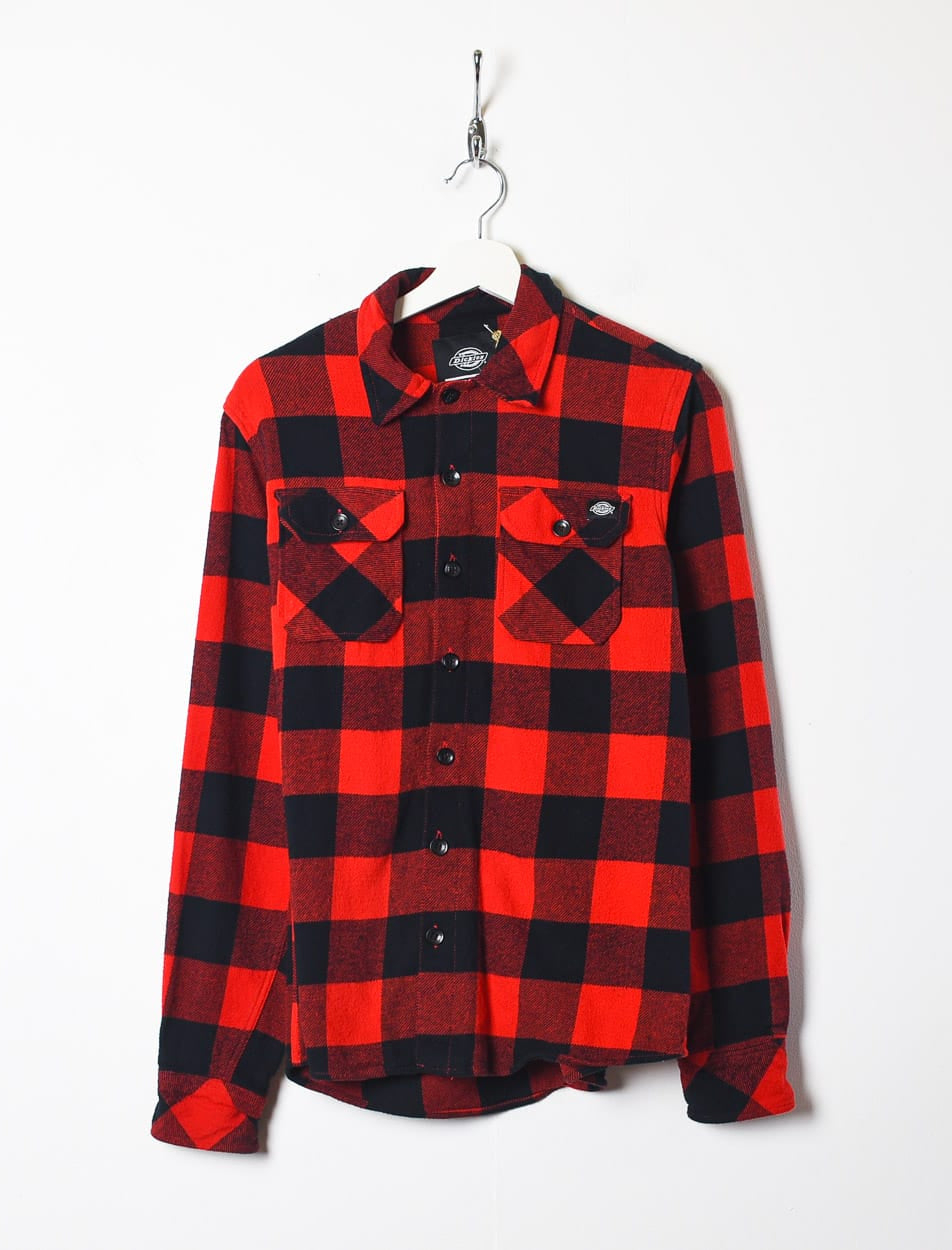 Red Dickies Flannel Shirt - Small