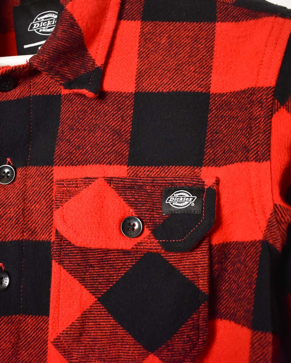 Red Dickies Flannel Shirt - Small