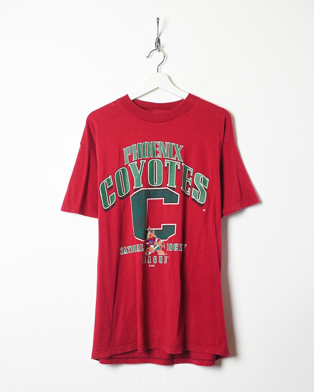 Red Logo 7 NHL Phoenix Coyotes T-Shirt - X-Large