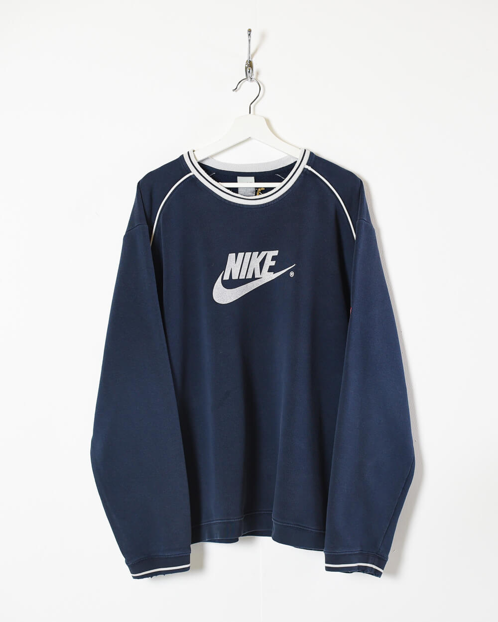 Vintage 00s Cotton Navy Nike Sweatshirt - X-Large– Domno Vintage