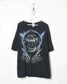 Black Skull Graphic T-Shirt - XX-Large