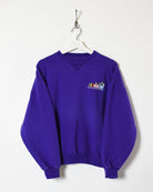 Purple The Game Nascar Racing Sweatshirt - Small