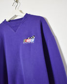 Purple The Game Nascar Racing Sweatshirt - Small