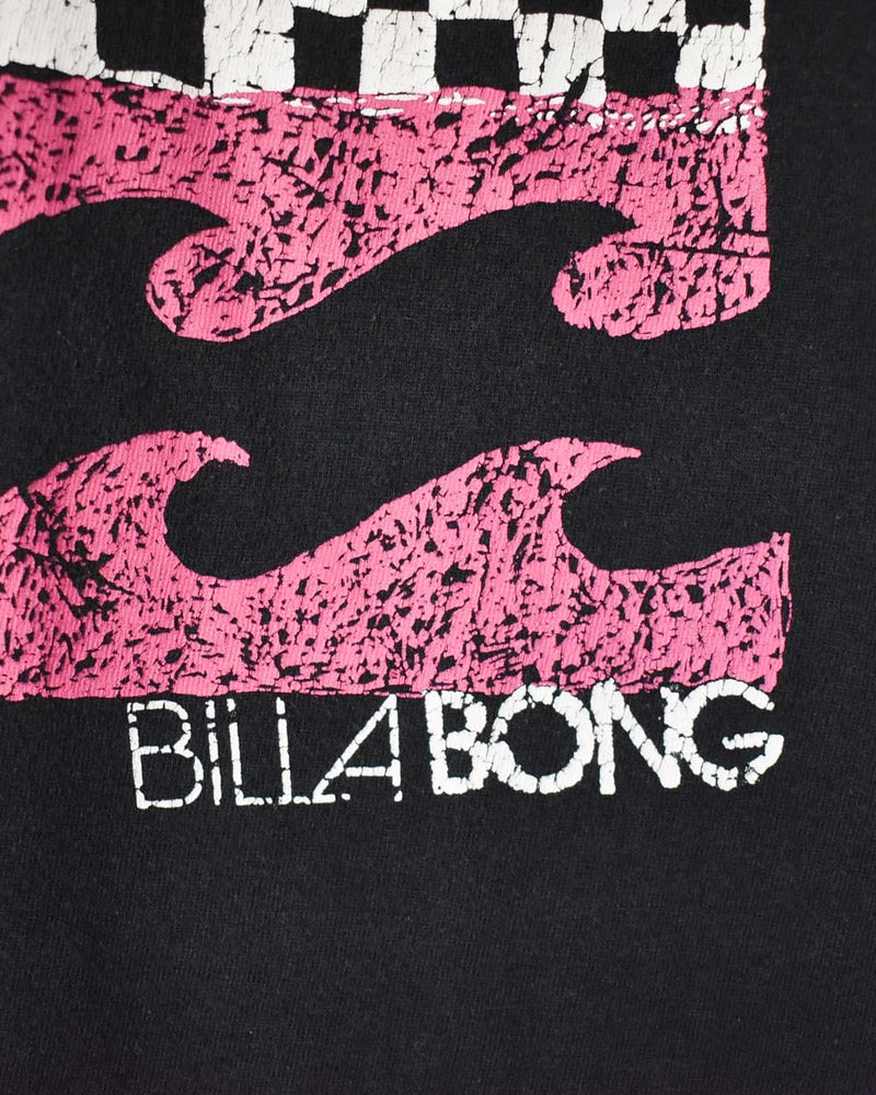 Black Billabong Graphic T-Shirt - Medium