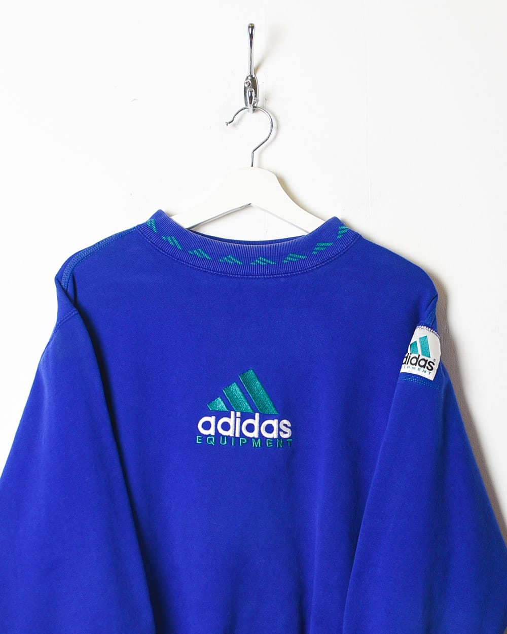 Blue Adidas Equipment Sweatshirt - Small