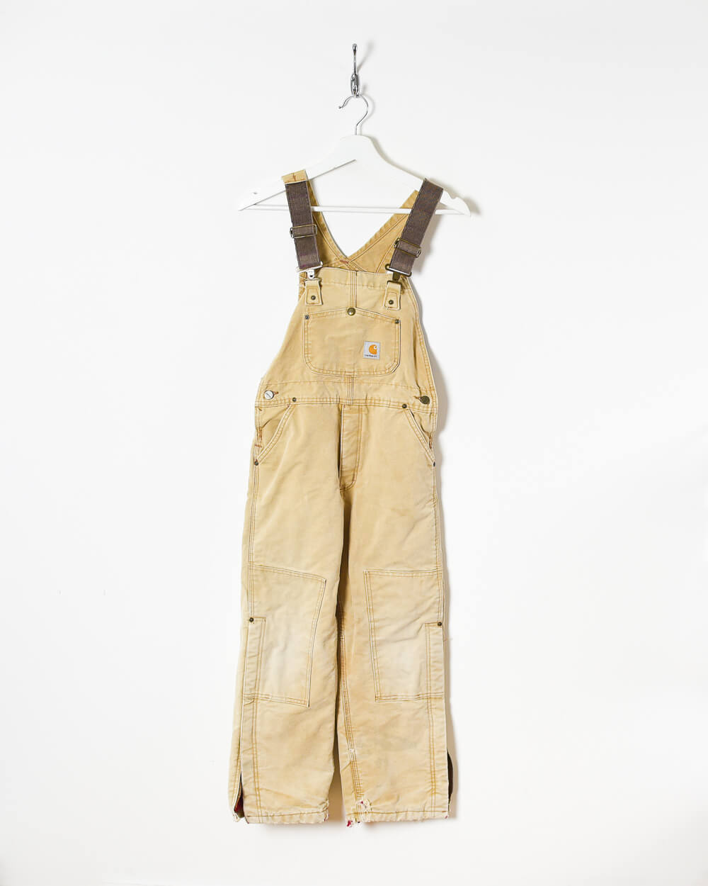 Vintage 90s Cotton Plain Neutral Carhartt Dungarees X Small