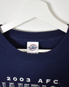 Navy Delta Pro Weight 2003 AFC Champions T-Shirt - Large