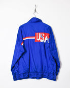Blue Adidas USA Olympics Shell Jacket - X-Large