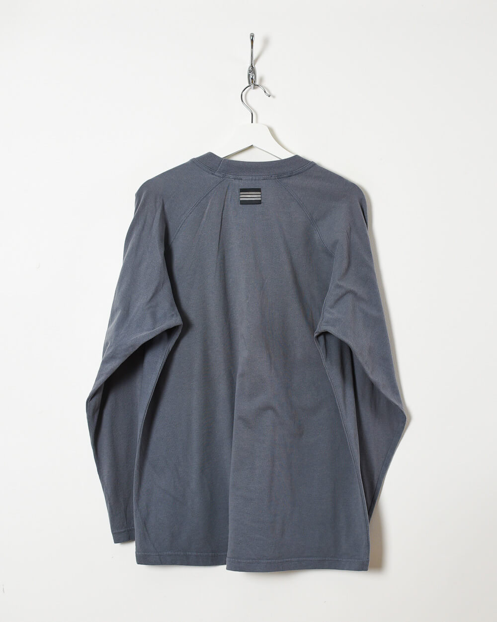 Grey Adidas Long Sleeved T-Shirt - Medium