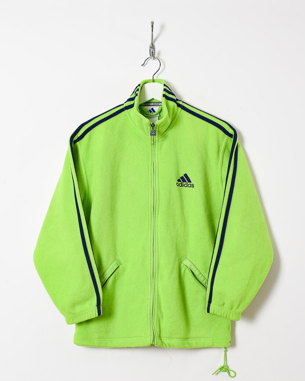 Green Adidas Zip-Through Fleece - Small